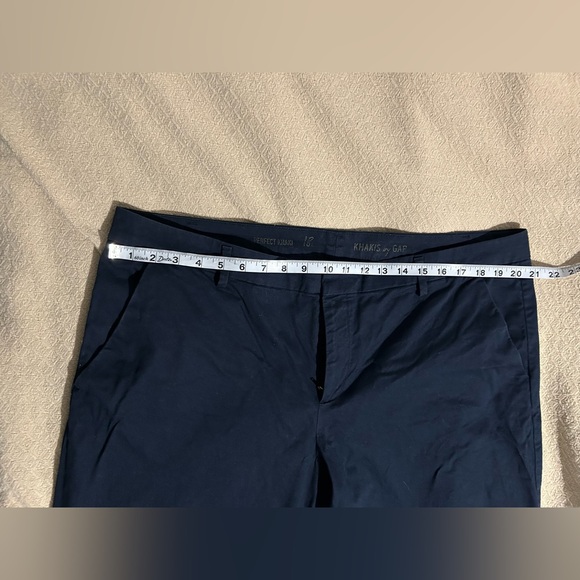 GAP Khakis Dark Blue 18 Long NWOT - Picture 2 of 6